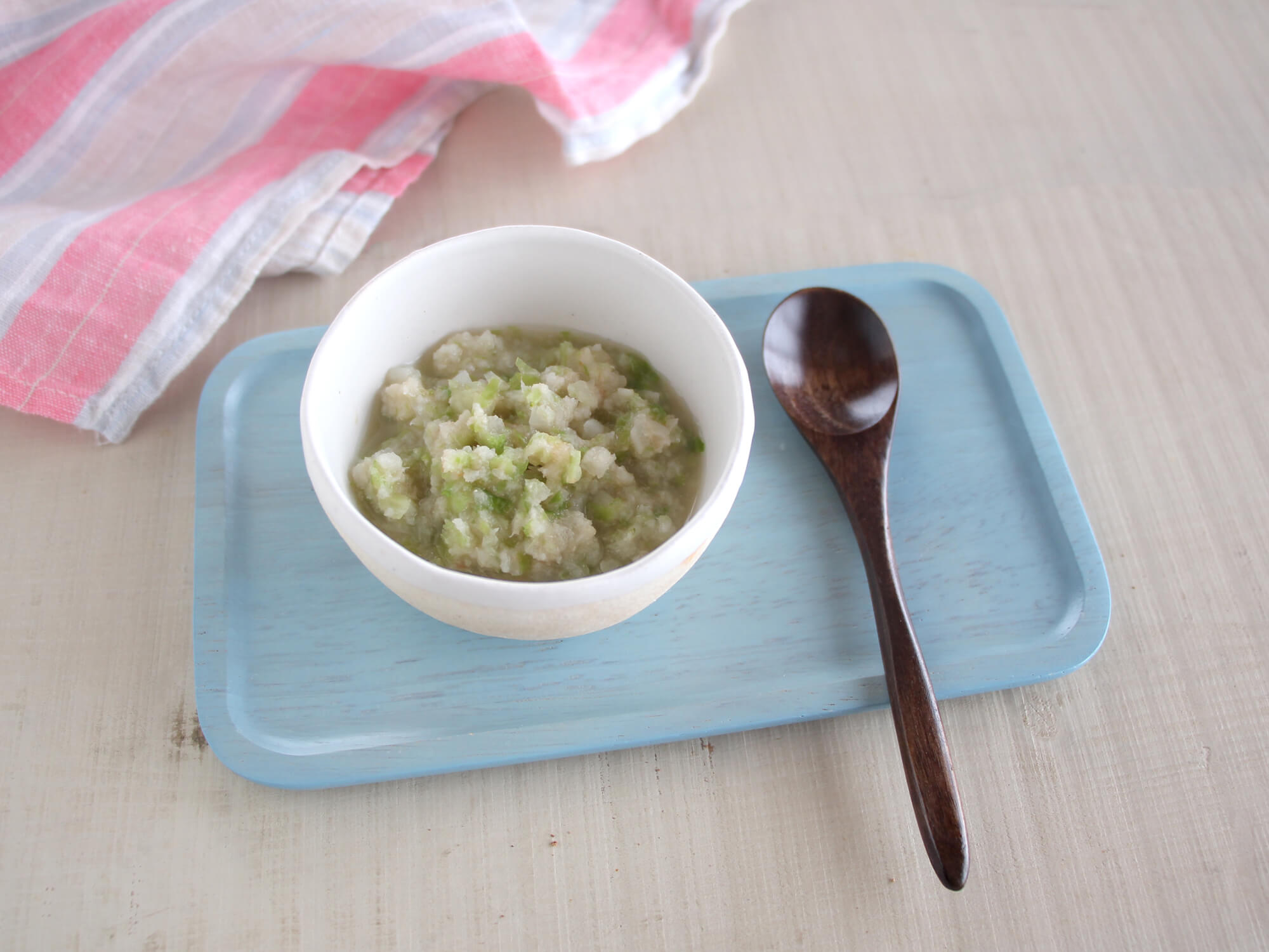 mogcookのお魚離乳食レシピ　魚と野菜のスープ煮