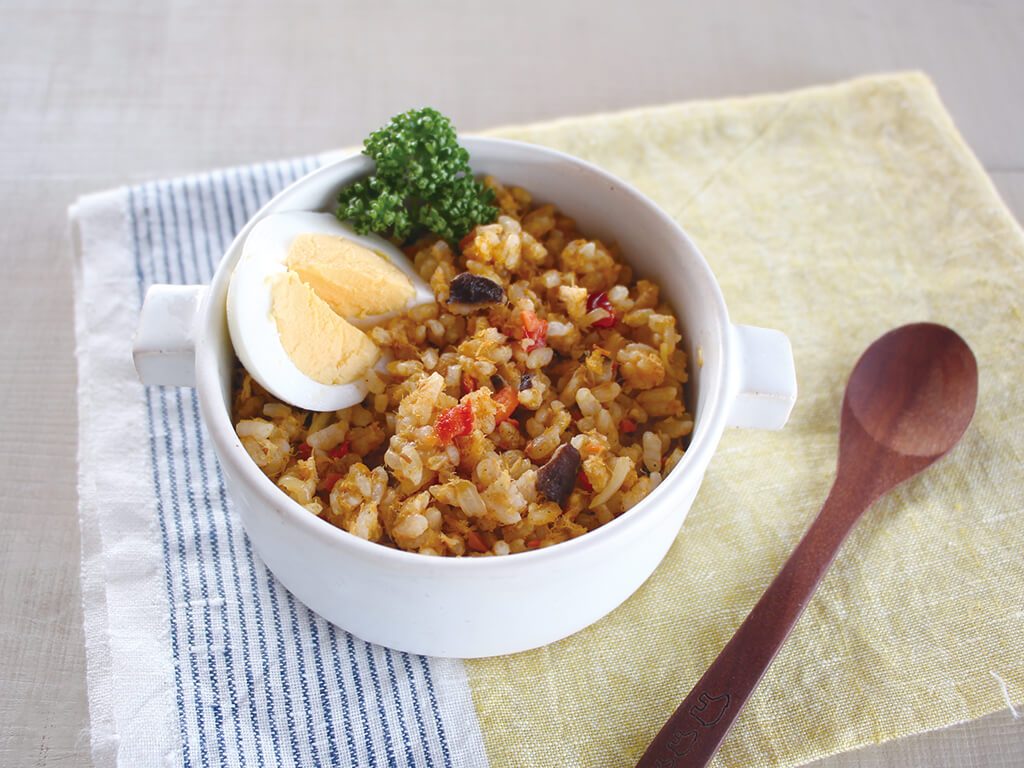 魚のカレーピラフ（調理時間：約１０分）対象：幼児食