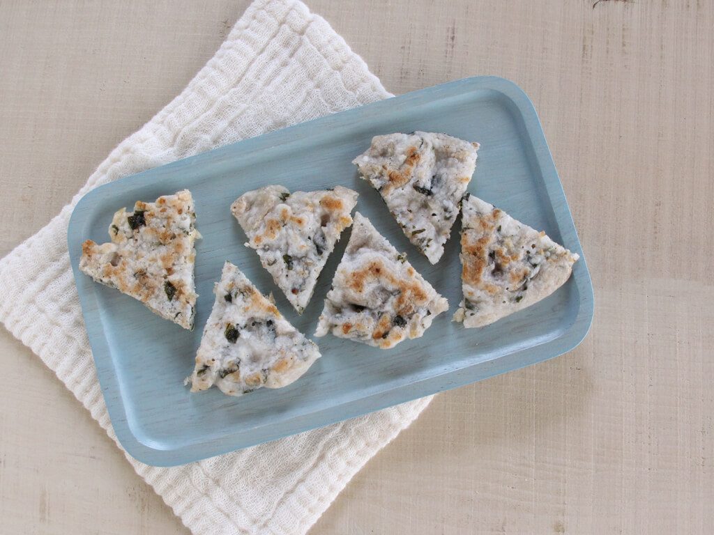 mogcookのお魚離乳食レシピ　魚と山芋のわかめ焼き